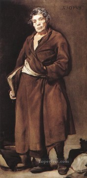 Aesop portrait Diego Velazquez Oil Paintings